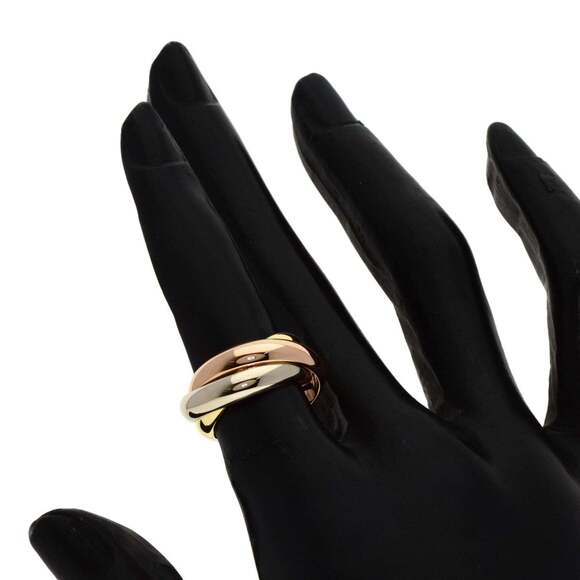 CARTIER Authentic 18k Gold Trinity Ring #48 - Picture 6 of 9